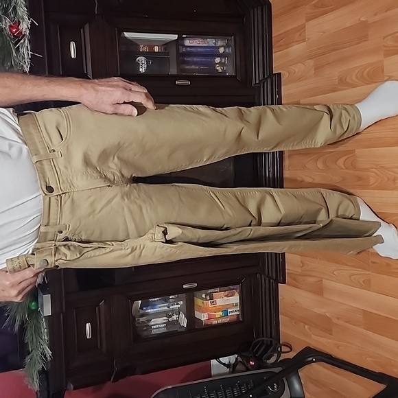 2 pair Banana Republic athletic fit travel pants 32x32 straight leg jeans. - Picture 6 of 7